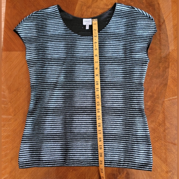 Armani blue glitter shirt - Picture 6 of 12